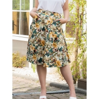 Plus size Skirt 180458 Karko
