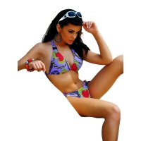 Set Μαγιό Μπικίνι 156786 Ewlon Two-Piece Swimsuit Kostium kąpielowy Model Crazy Violet/Red - Ewlon